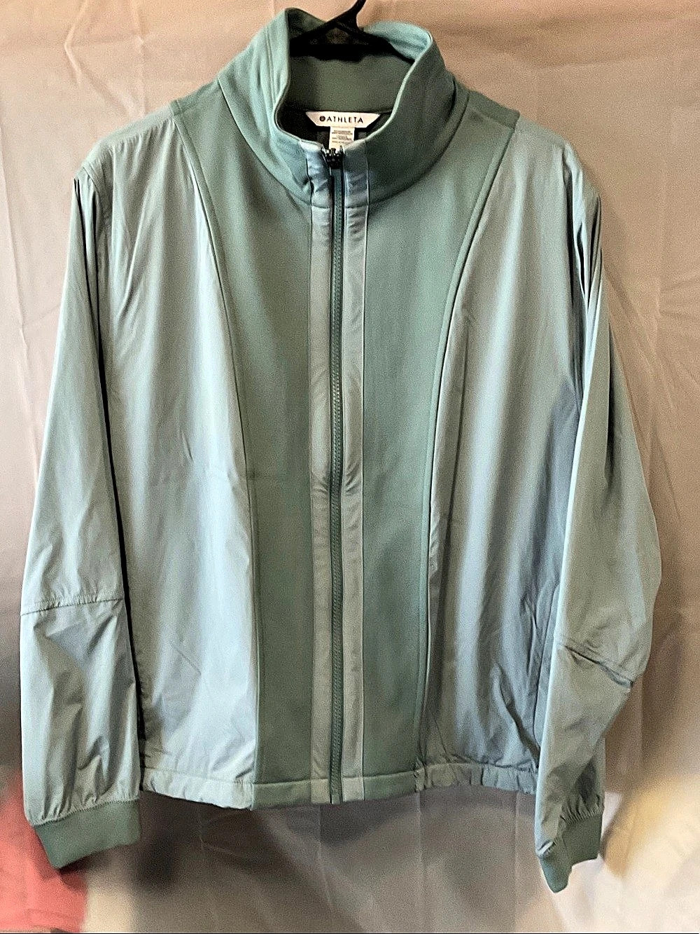Athleta Unstoppable Fleece Lined Full Zip Jacket Green Small